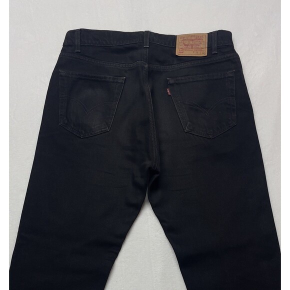 Vintage Levi’s 505 Regular Fit Straight Leg Men's Red Tab Jeans Size 36x32 - Picture 4 of 10